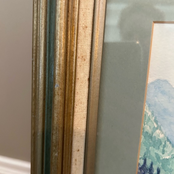 Lovely Sailboat Print beautiful colours and aspect as it sails down the inlet - Picture 2 of 16